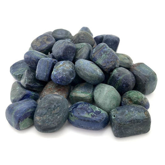 Azurite with Malachite (Tumbled)