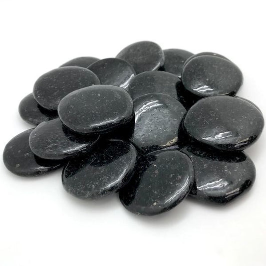 Nuummite (Flat Worry Stones)