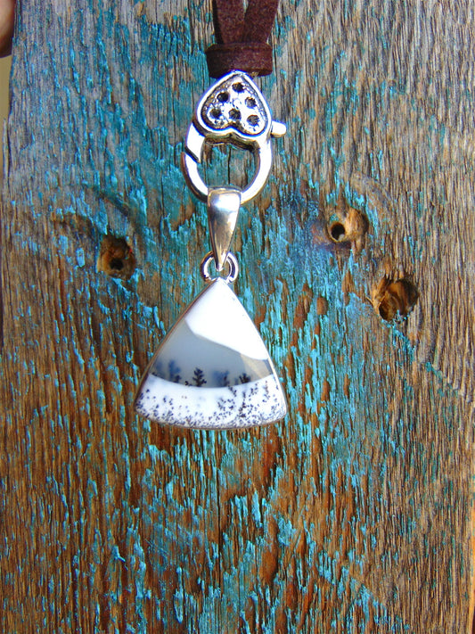 Merlinite Teardrop Pendant