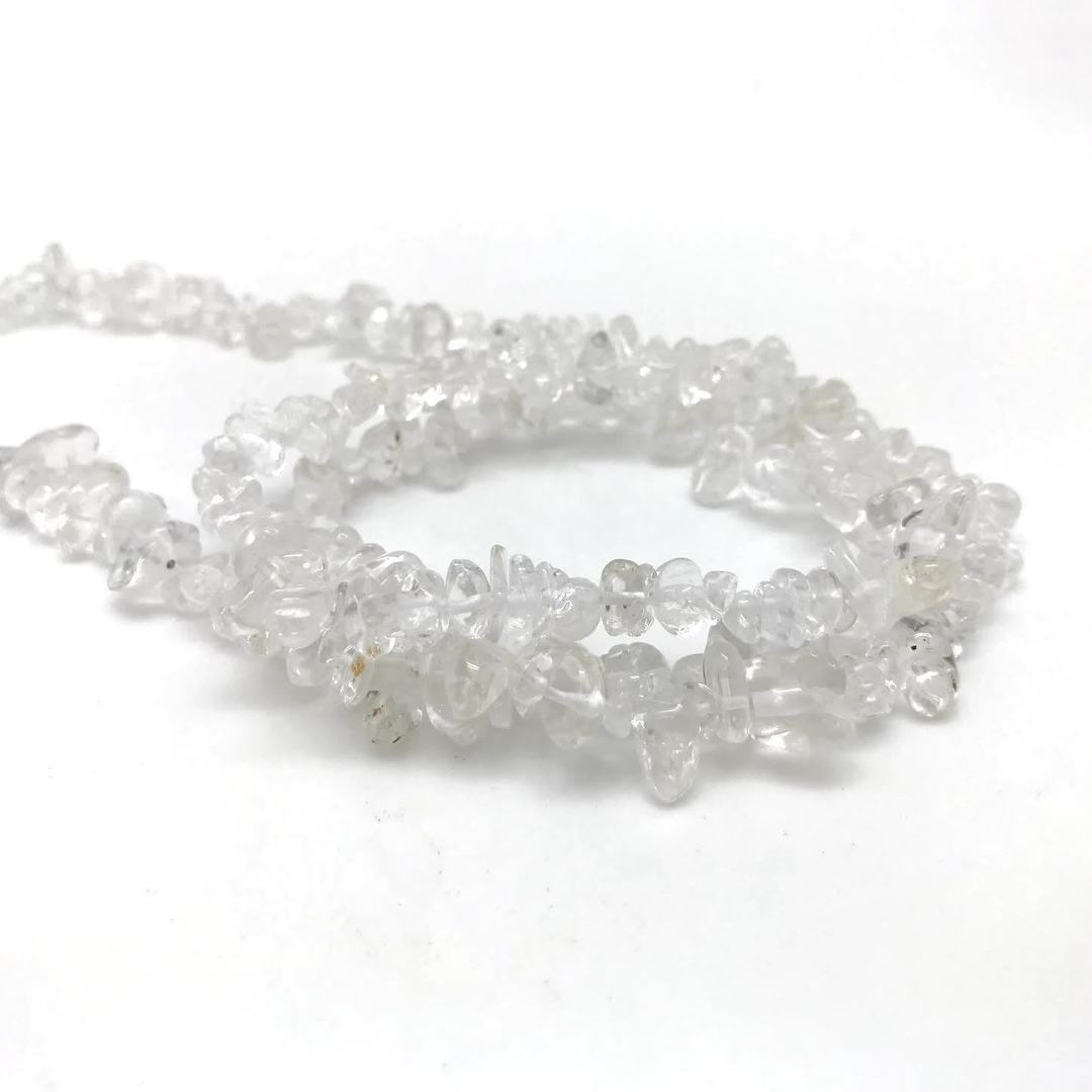 Clear Quartz Crystal Chip Necklace