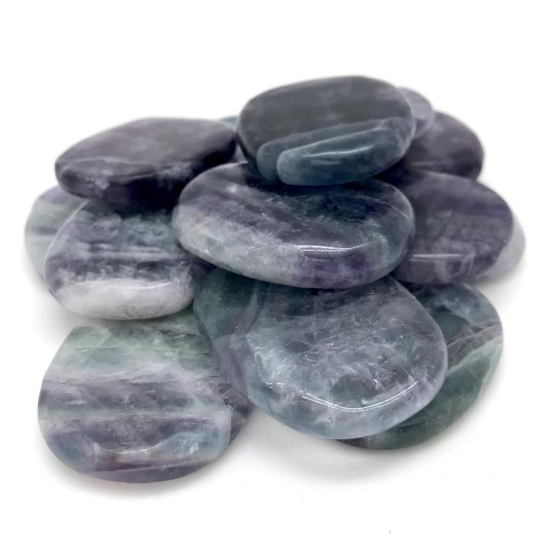 Fluorite - Large (Flat Worry Stone)