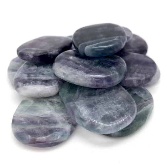 Fluorite - Large (Flat Worry Stone)