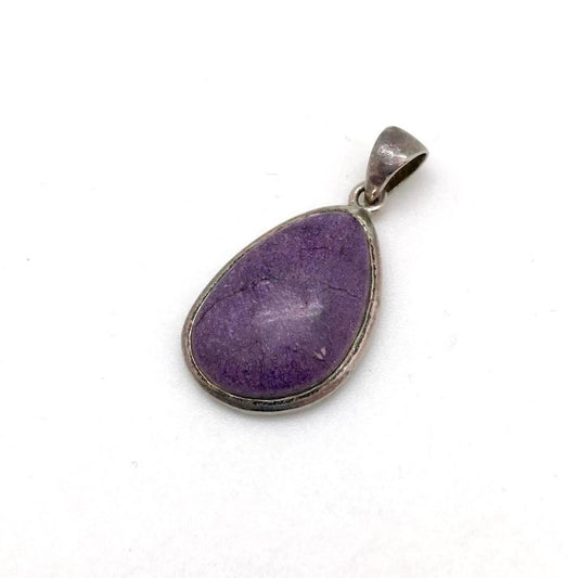 Purpurite Pendant .925 Silver