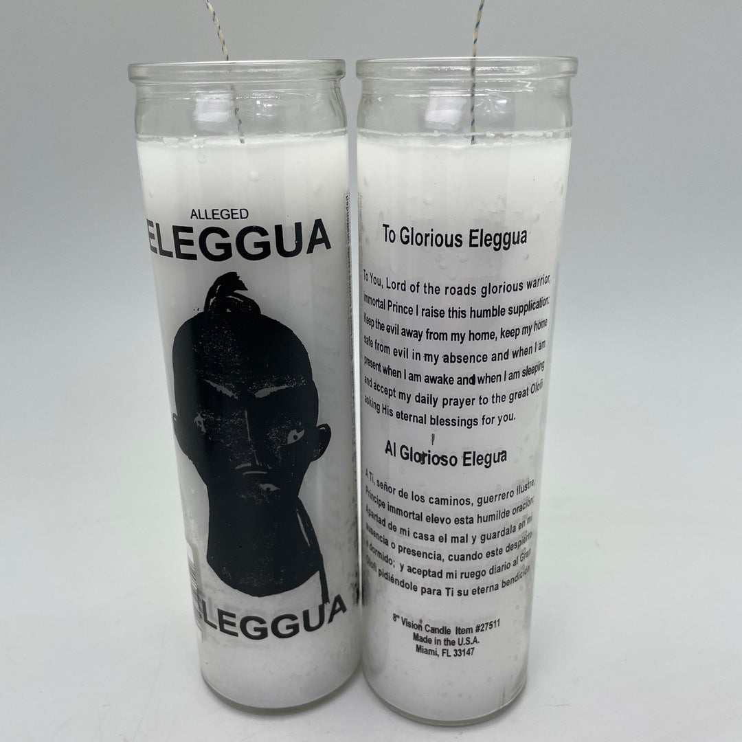 7 Day Orisha Elegua Candle (White)