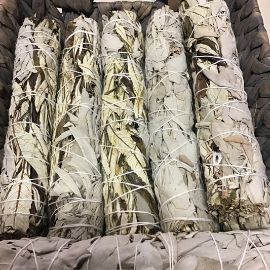 White Sage & Yerba Santa 8-9” Bundle