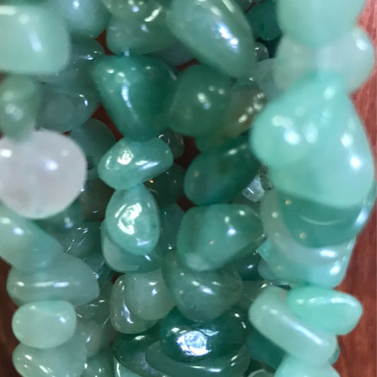 Green Aventurine Crystal Chip Necklace