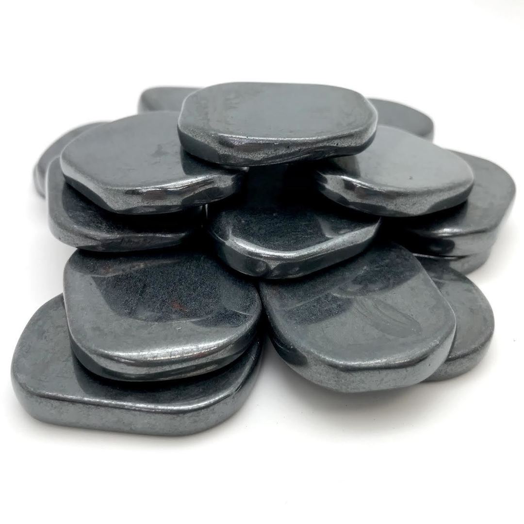 Hematite (Flat Worry Stone)