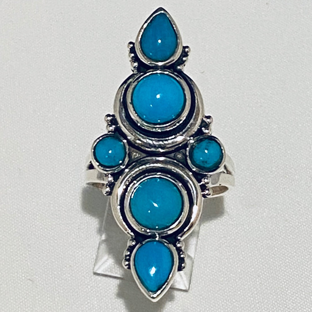 Multi-Stone Turquoise Ring