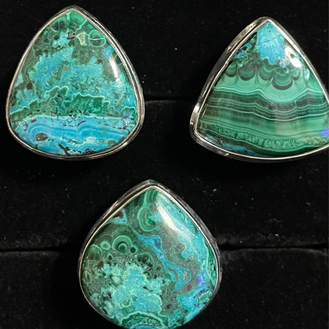 Chrysocolla Ring (Triangle)