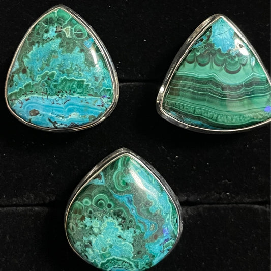 Chrysocolla Ring (Triangle)