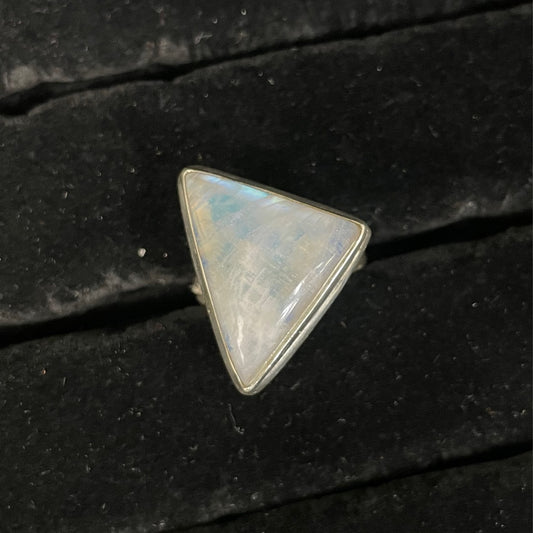 Moonstone Ring (Triangle)
