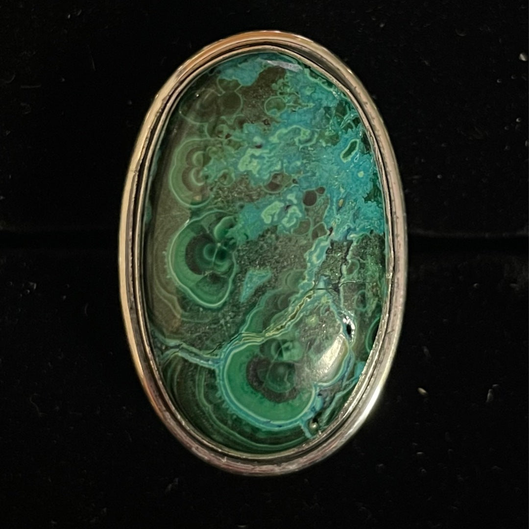 Chrysocolla Ring (Oval / Round)
