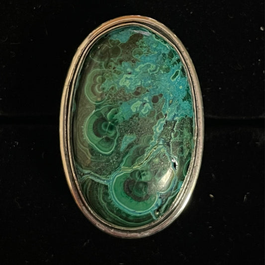 Chrysocolla Ring (Oval / Round)