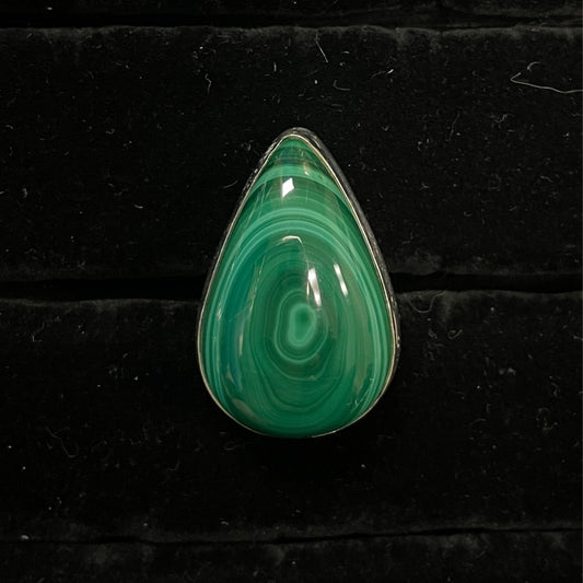 Malachite Ring (Teardrop)