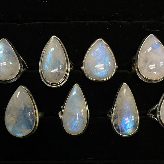 Moonstone Ring (Teardrop)