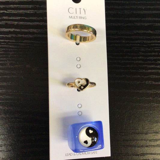 City - Yin Yang Multi Ring