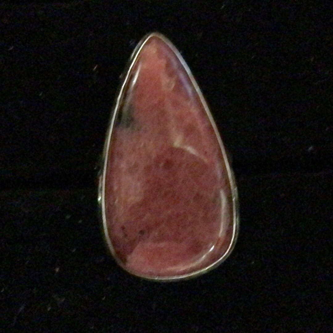 Rhodonite Ring (Teardrop)