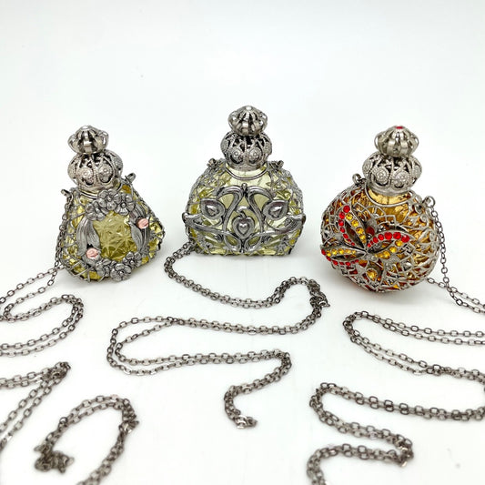 Antique Perfume Bottle Necklace