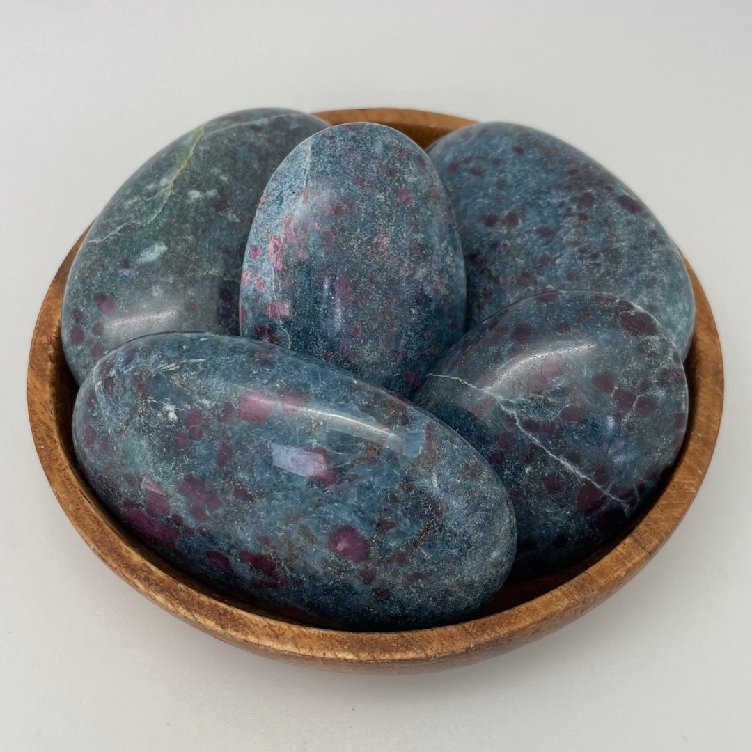 Ruby in Blue Kyanite (Gallet Stone)