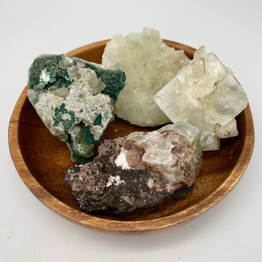 Apophyllite, Green Cluster (Raw)