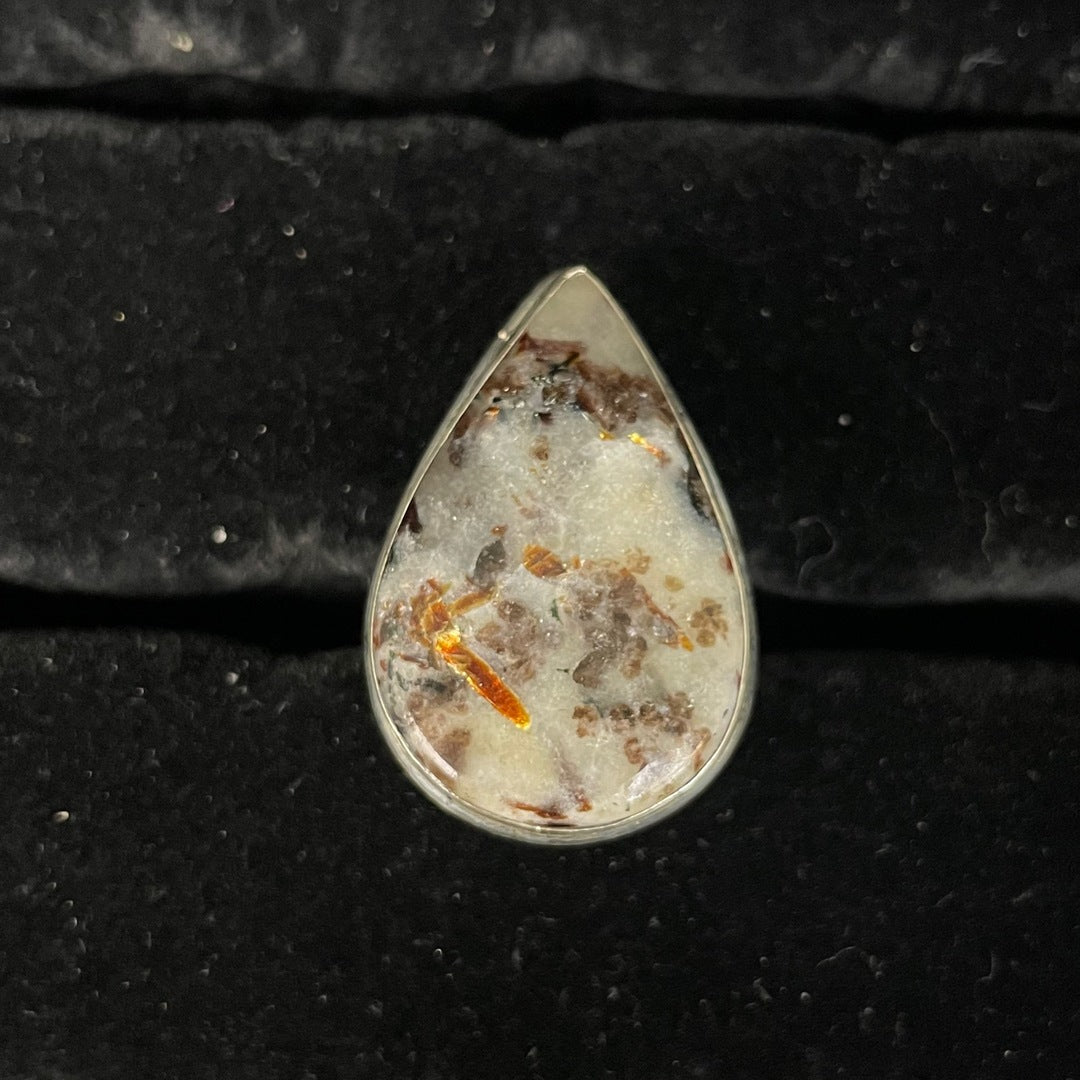 Astrophyllite Ring (Teardrop)
