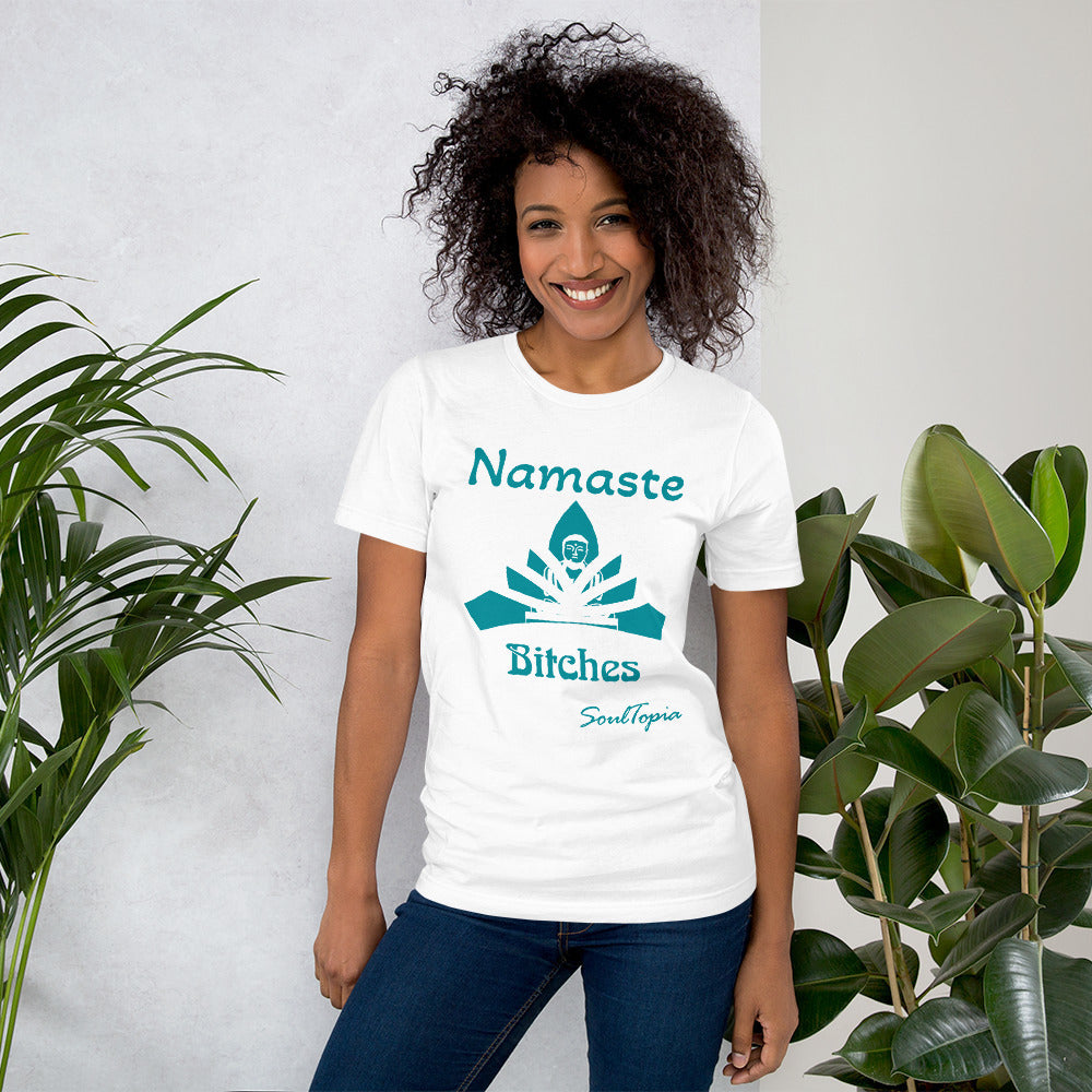 Short-sleeve unisex t-shirt Namaste Bitches