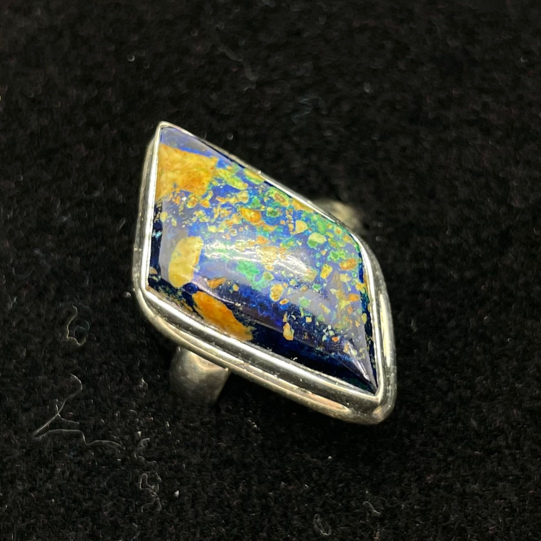 Azurite with Malachite Ring (Abstract)