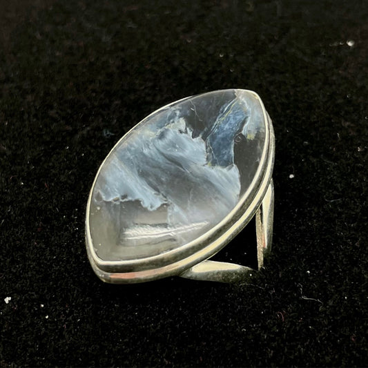 Pietersite Ring (Marquise)
