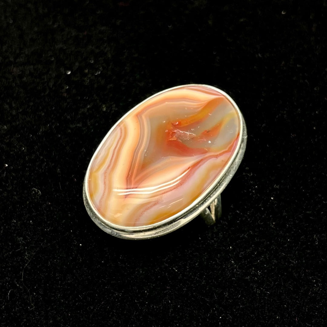 Botswana Agate Ring (Oval)