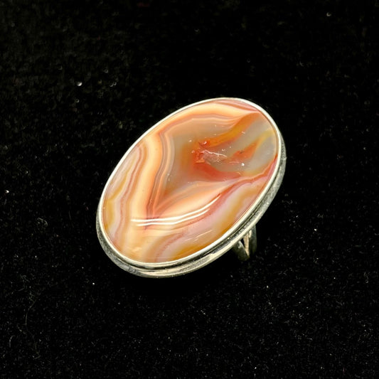 Botswana Agate Ring (Oval)