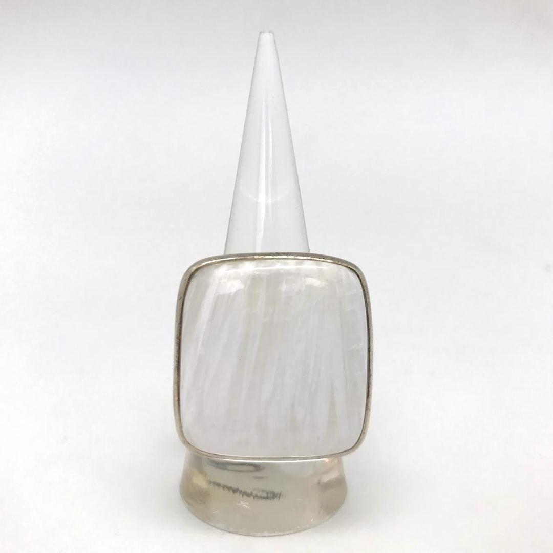 Scolecite Ring (Rectangle / Square)