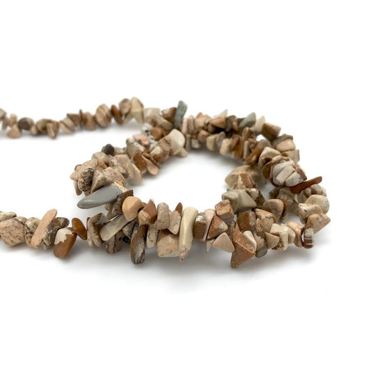 Picture Jasper Crystal Chip Necklace