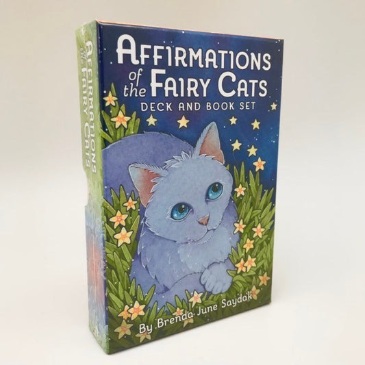 Affirmations of the Fairy Cats Deck and Book Set by Brenda June Saydak