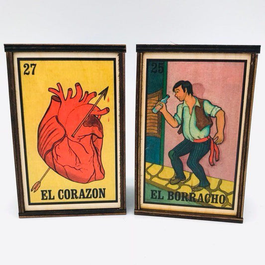 Loteria / Spanish Painted Wood Box