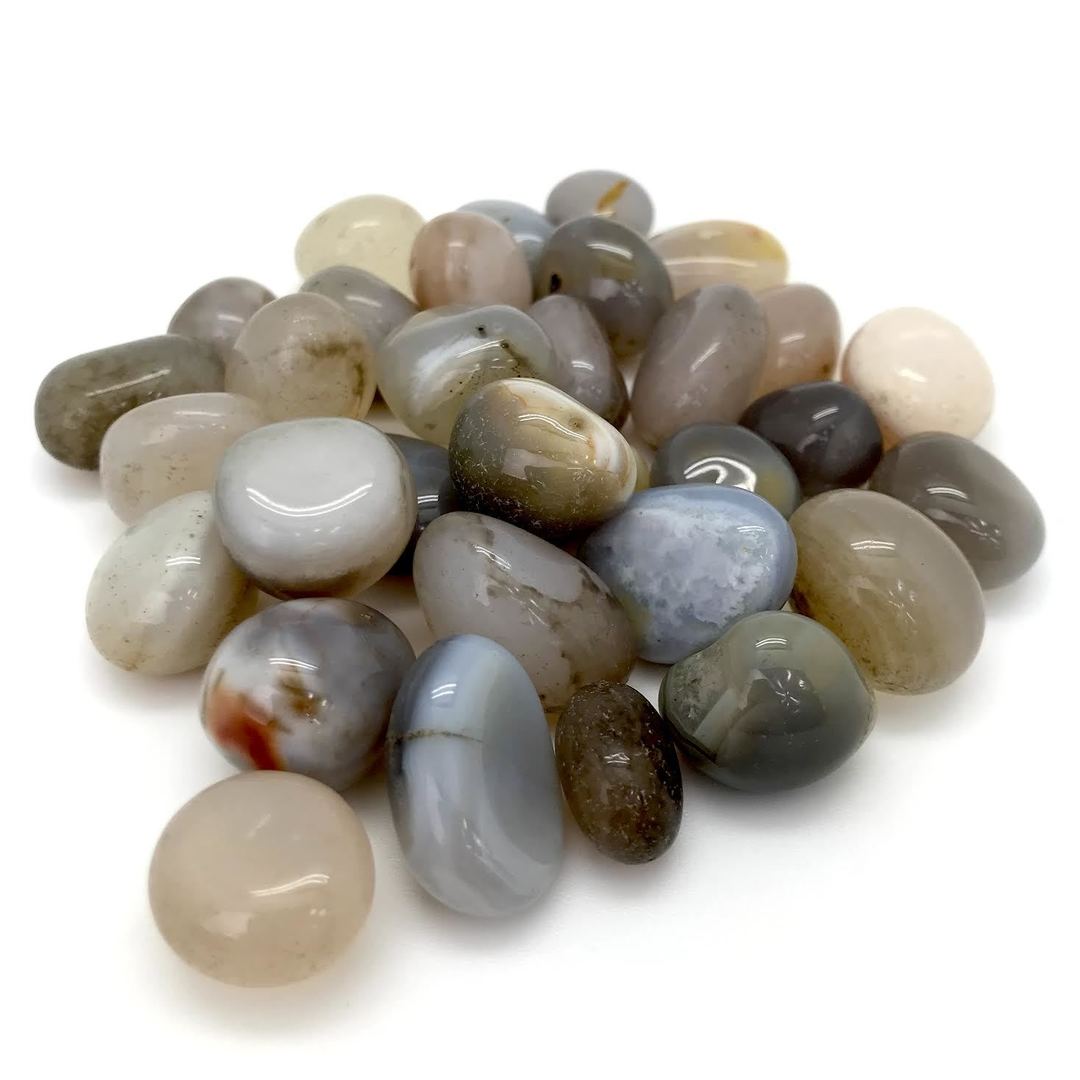 Chalcedony, Tan / Brown (Tumbled)