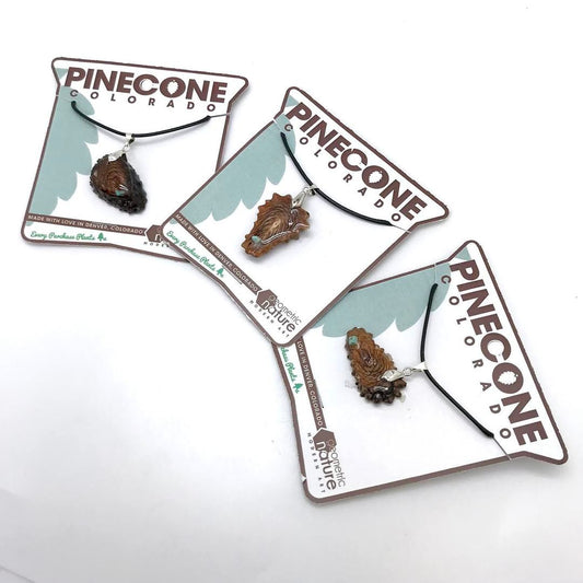 Pine Cone Colorado Pendant Necklace