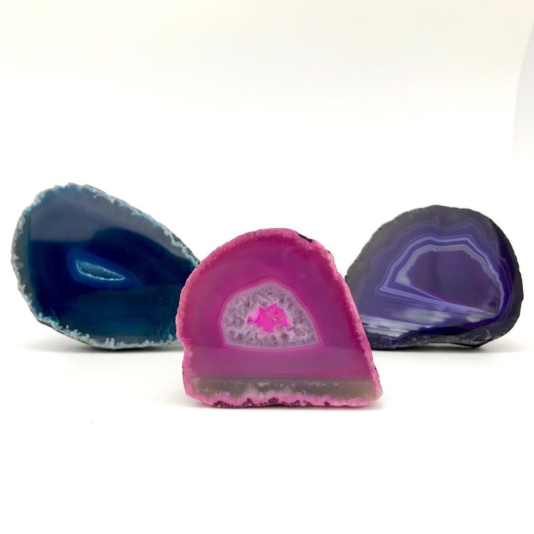 Sliced Agate Halves