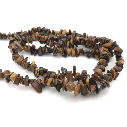 Tigers Eye Chip Necklace