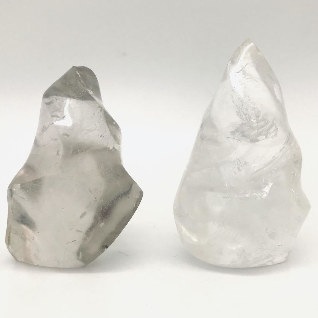 Clear Quartz Flame