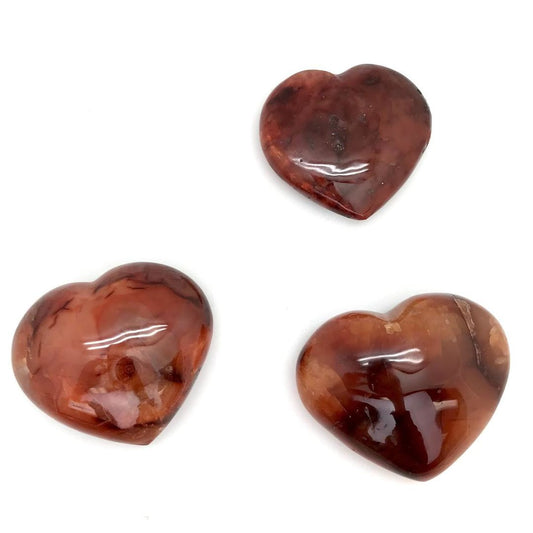 Carnelian Polished Heart