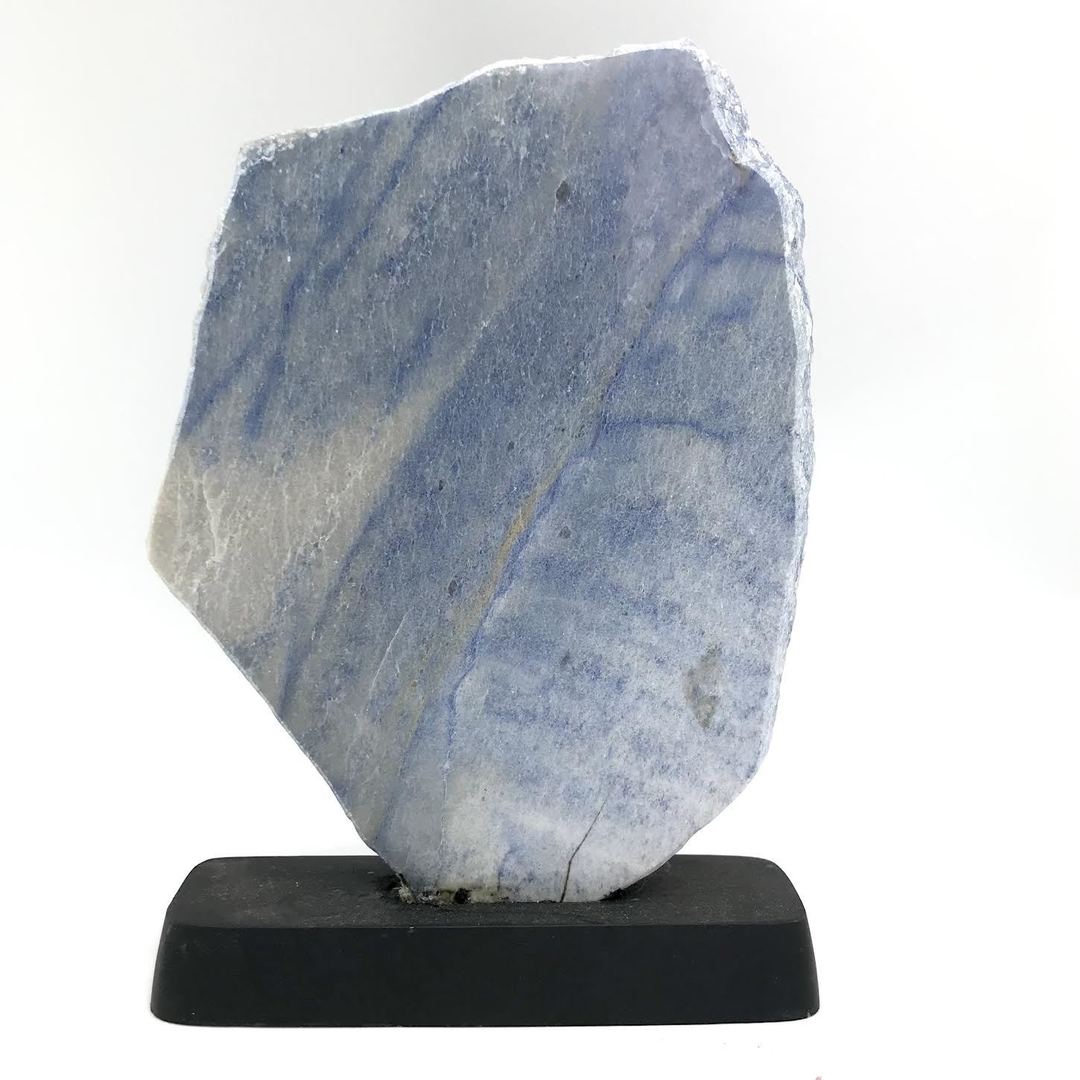 Blue Quartz Slab on Stand