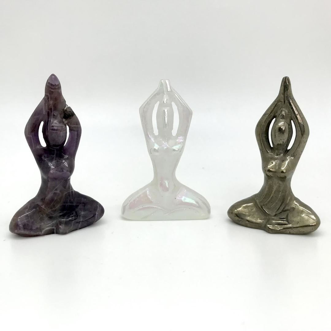 Female Silhouette Meditation / Lotus Stance