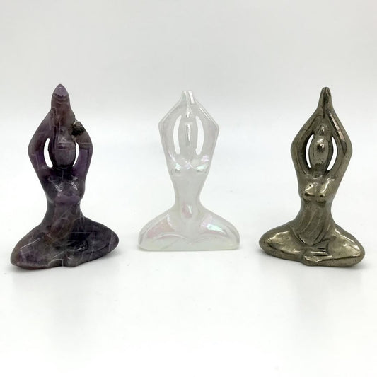 Female Silhouette Meditation / Lotus Stance