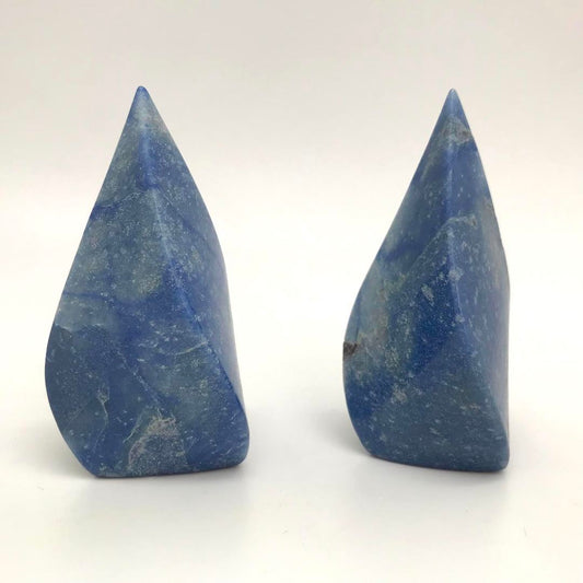 Blue Quartz Flame Point