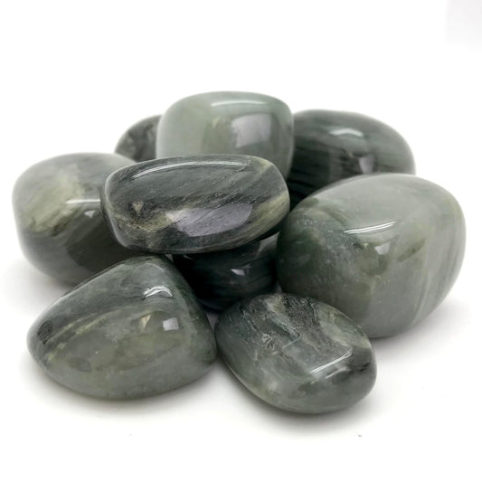 Green Hair Jasper (Tumbled)