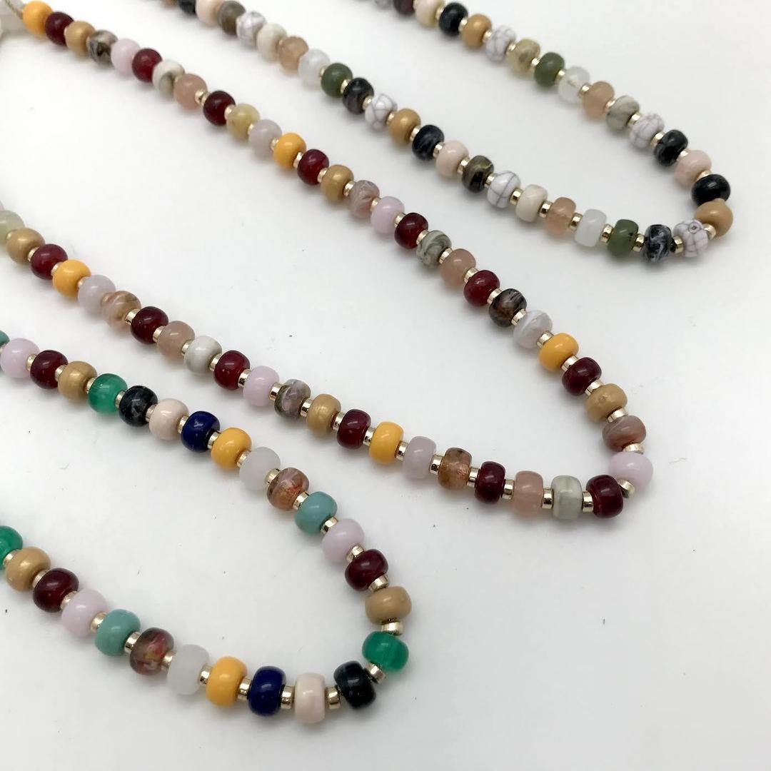 Adore - Multi Colored Bead Necklace