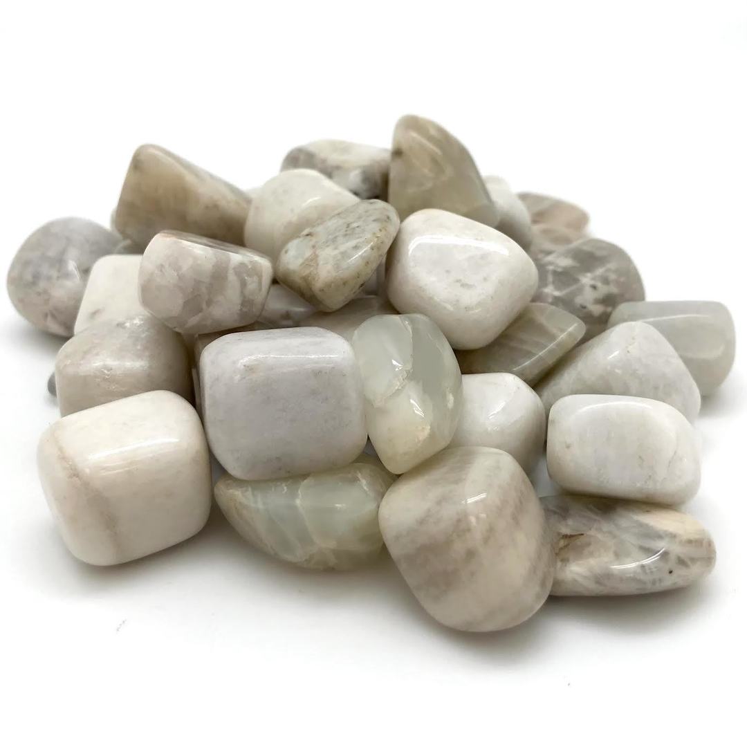 Moonstone, Cream (Tumbled)