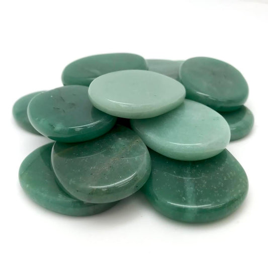 Green Aventurine (Flat Worry Stone)