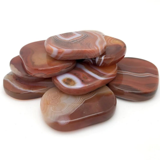 Carnelian (Flat Worry Stone)